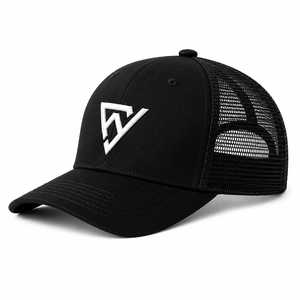 Custom 3D Embroidered <b>Black</b> Trucker <b>Cap</b> Mesh Back Adjustable Snap back Hat Trucker <b>Cap</b> 3D Puff Embroidery Trucker <b>Baseball</b> - Product Image 4
