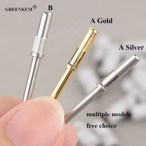 Nieuwe Mini 3.1Mm Goud Wolfraam Staal Slijpkop Met Veiligheidsbodem Nagellak Tool Kleine Nagel Schuurband Doorn - Product Image 3