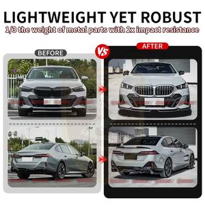 Nuevo Kit de Carrocería de Fibra de Carbono Seca Estilo MP para BMW Serie 5 G60 G68, Alerón Delantero y Trasero, Faldones Laterales - Product Image 5