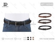 Cintura da uomo 3,5 cm con fibbia girevole in lega, modello casual pressofuso M110004 - Product Image 1