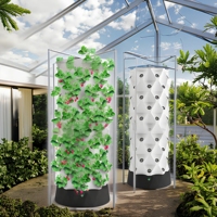 Système hydroponique de tour d'ananas de haute technologie Industries du jardin neuves et d'occasion avec lumière LED Équipement hydroponique d'irrigation