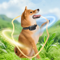 Wiederaufladbarer Intelligenter Elektronischer Hundezaun mit Ein-zu-Zwei LED-Anzeige, IPX6 Wasserdicht, 3 Modi, Statische Korrektur, Bellkontrolle für Hunde