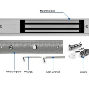 Serrure magnétique électrique en acier inoxydable, produit de qualité commerciale haute capacité - Product Image 6