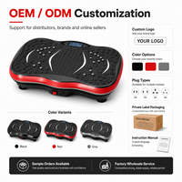 Plateforme vibrante compacte en gros pour exercices, 99 vitesses, machine de vibration corporelle complète pour fitness à domicile OEM ODM