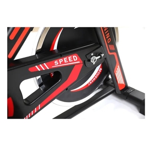 Bicicleta estática de acero de alta resistencia para ciclismo indoor con pantalla LCD (tiempo y frecuencia cardíaca), volante de inercia de 6 kg, magnética, para uso doméstico. - Product Image 2