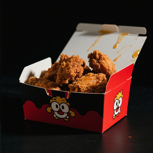 Envase de Alimentos Biodegradable y Ecológico, Hecho con Materiales Reciclados, para Comida para Llevar, Hamburguesas, Papas Fritas, Restaurantes de Comida Rápida - Product Image 2