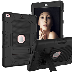 Kickstand-funda de tableta para <span class=keywords><strong>iPad</strong></span>, <span class=keywords><strong>9</strong></span>,<span class=keywords><strong>7</strong></span> pulgadas, <span class=keywords><strong>2017</strong></span> de <span class=keywords><strong>5</strong></span>ª <span class=keywords><strong>generación</strong></span>/<span class=keywords><strong>9</strong></span>,<span class=keywords><strong>7</strong></span> pulgadas, 2018 de 6ª <span class=keywords><strong>generación</strong></span>, resistente, <span class=keywords><strong>a</strong></span> prueba de golpes - Product Image 1