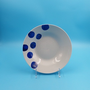 <span class=keywords><strong>Assiette</strong></span> à soupe <span class=keywords><strong>en</strong></span> <span class=keywords><strong>porcelaine</strong></span>, 8 pouces, <span class=keywords><strong>en</strong></span> céramique, bon marché avec autocollant découpé - Product Image 4