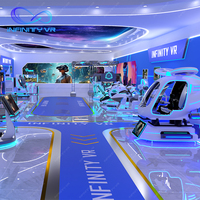 Infinity VR Game Center Proyecto comercial de realidad virtual Parque de atracciones comercial Interior 9D VR Parque temático Simulador Hardware