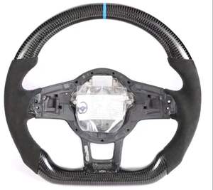 Luces LED y Volante de Fibra de Carbono con Perilla, Aptos para Volkswagen Lavida, Veloster, Passat, Golf 8/7, Tiguan, T-Roc - Product Image 4