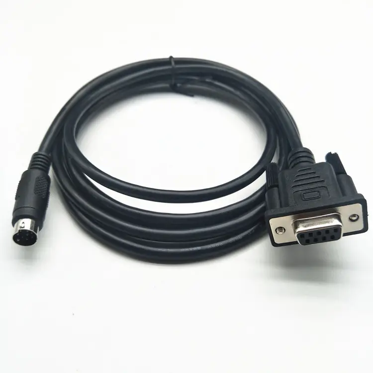 DB9P VGA Female to S-Video connector terminal Cable RS232 to Mini Din 9Pin Data Cable PLC control Cable