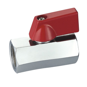 Nickel Plated Female Male Brass <strong>Mini</strong> <strong>Ball</strong> <strong>Valve</strong> 1/8"-1/2" - Product Image 2