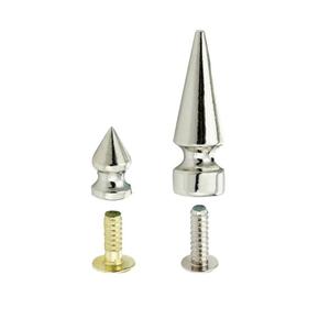 Precio de fábrica <span class=keywords><strong>Metal</strong></span> Spike Rivetback Tornillo Cono <span class=keywords><strong>Punk</strong></span> Rivet Spiked Fastener <span class=keywords><strong>Spikes</strong></span> para Collar de perro - Product Image 5