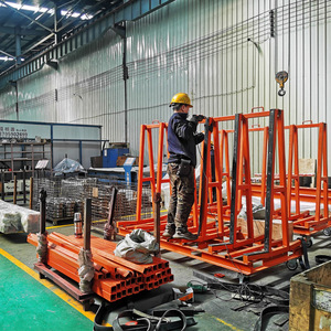 Hualong Machinery HSE-22 Granite Marble Slab Storage One Stop Double Sided A-Frame <strong>Transport</strong> Rack <strong>Cart</strong> for Workshop - Product Image 5