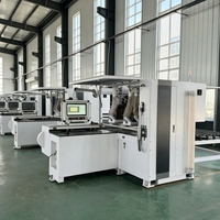 Centre d'usinage CNC automatique OEM à 6 faces pour meubles en panneaux, perceuse à double broche, moteur de fraisage à angle droit, titane