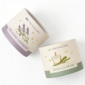 Eco Friendly <b>Round</b> Candle Tube Packaging Custom Cardboard Cylinder <b>Box</b> for Soy Wax Scented Candle Custom Logo Factory - Product Image 4