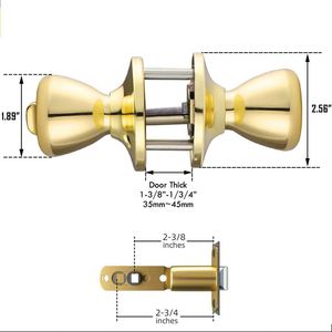 Serrure antivol réversible en acier inoxydable, durable, avec la même clé, boutons intérieurs/extérieurs, étanche, déverrouillage par mot de passe, réglable - Product Image 3