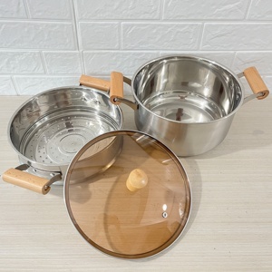 Bán buôn đa chức năng Composite thép nồi nhà bếp nấu ăn cổ súp nồi đồ nấu nướng setthicked hai lớp súp Nồi hấp nồi - Product Image 2