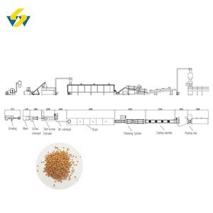Machines de traitement d'aliments aquatiques flottantes à double vis Équipement de ligne de production d'aliments pour poissons soufflés - Product Image 1