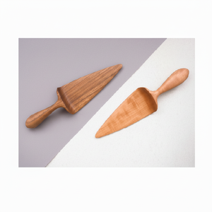 Outils en bois serveur de gâteau-poignée orange mini ensemble de couteaux à gâteau outil de cuisson pour une utilisation à la main et un produit Offre Spéciale - Product Image 1