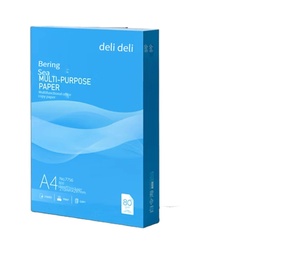 Papel de impresora Deli 7754 alta calidad <span class=keywords><strong>Bering</strong></span> <span class=keywords><strong>Sea</strong></span> A4 70g 500 hojas * 8 paquetes de papel para rascar 4000 hojas FCL - Product Image 1