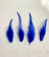 5g paquet couleur longue Coque selle plume pour bricolage artisanat cheveux Costume accessoire de pêche mouche attachant matériel ornement frange décor