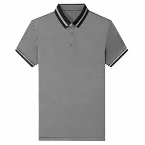 Polo a maniche corte in jersey 100% cotone anti-pilling, elasticizzato, con tasca, all'ingrosso - Product Image 6