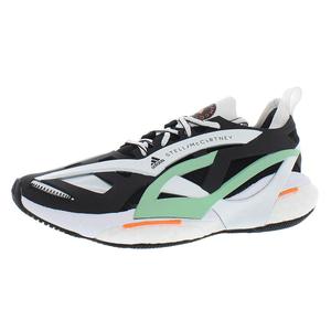 Chaussures Adidas Stella McCartney Solarglide pour femmes, noir, blanc, vert, style marche - Product Image 5