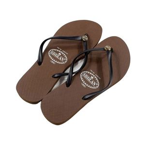 Sandalias con Correa de Tela, Pantuflas Personalizadas para Mujer, Chanclas de Goma con Logotipo Personalizado - Product Image 4