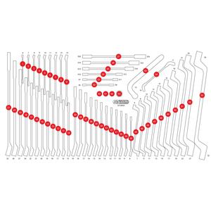 KS TOOLS Inserto de espuma vacío para 813,0055 - Product Image 1