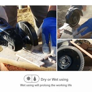 Lame de coupe ultra-mince 4 ''/4.5''/5 ''diamantée pressée à chaud pour <span class=keywords><strong>carrelage</strong></span>, marbre, granit, lame de scie circulaire, <span class=keywords><strong>disque</strong></span> de polissage - Product Image 6