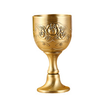 Grande coupe à Baijiu en métal bronze antique européen, au design créatif et original, pour usage domestique, style russe