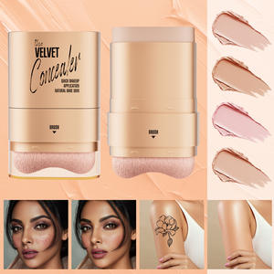 Fond de Teint Correcteur Double Embout Hydratant Longue Durée Effet Lumière Aquatique Effaceur Liquide Teintes Foncées Cosmétiques Visage - Product Image 4