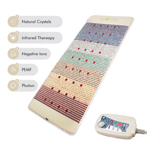 Soins de santé Massage Lumière Rouge Médiation Yoga Tapis Pemf Naturel Améthyste <span class=keywords><strong>Jade</strong></span> Chakra Cristaux Matelas Thermique - Product Image 1
