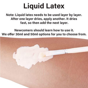 Latex Liquide Halloween Maquillage <span class=keywords><strong>Zombie</strong></span> Maquillage Cicatrices Maquillage Latex Latex Liquide Vieillesse - Product Image 5