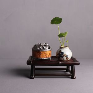 <b>Bamboo</b> Dining <b>Table</b> Rectangle Handmade Asian Style Wood Top <b>Bamboo</b> Legs - Product Image 2