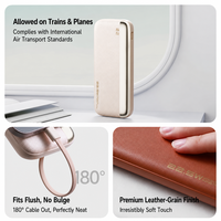 Batterie externe haute capacité 20000 mAh avec charge rapide 20W, écran LED, entrée Micro USB et Type-C