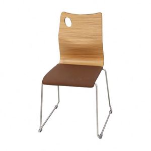 Escritorio Arne <span class=keywords><strong>Jacobsen</strong></span> con Mesa de Madera y Metal Ignífuga, <span class=keywords><strong>Silla</strong></span> de Madera Curvada Apilable, Sillas de Comedor - Product Image 4