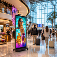 Layar Video LED GOB P2.5 Lipat Tanpa Sambungan, Refresh Rate 3840Hz, Kecerahan 500nit, Layar Poster LED Portabel untuk Dalam Ruangan