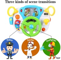 Samtoy Simulation - Jouets éducatifs préscolaires pour bébés - Volant de direction pour enfants avec son réaliste et siège auto