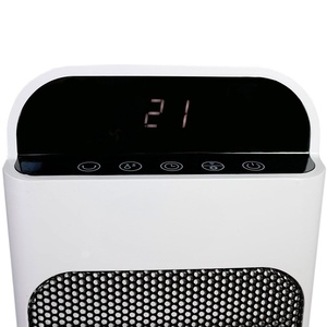 Tower <b>fan</b> heater with wifi connection, programmer and remote control, ideal for <b>heating</b> spaces and optimizing comfort. - Product Image 3