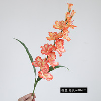 Bruidsboeketten Hoogwaardige enkelvoudige gladiolen Kunstbloemenboeket Scène decoratie Delphinium