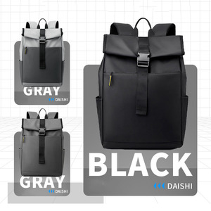 Sacs pour ordinateur portable personnalisés, imperméables, décontractés, sportifs, de voyage, à enroulement, grande capacité, sac à dos pour ordinateur portable avec port USB - Product Image 3