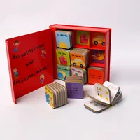 Prodotti caldi di vendita Rotondo angolo colore di finitura di stampa libri di cartone per neonati e bambini piccoli