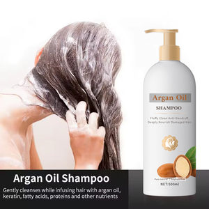 Champú CHAOBA para el Cuidado del Cabello, Hidratante, Sin Sulfatos, Orgánico, con Aceite de Argán Marroquí, para Mujeres de Cabello Negro - Product Image 3