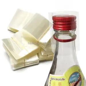 Heat Shrink Wrap Sealer PVC Shrink Bands Transparent Shrink Wrapped Sleeves For Bottle Cap