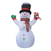 Bonhomme de neige gonflable de décoration de Noël de vacances de cour avec le prix bon marché de nouveaux produits de pingouin
