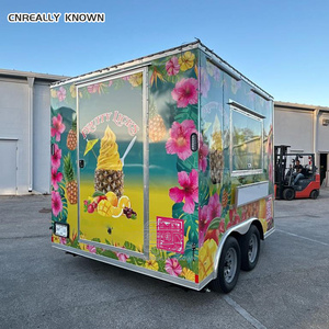 DOT CE Square Galvanized Chassis Fully Equipped Cotton Kitchen For Candy Floss Hot Dog Fast Food <b>Concession</b> <b>Trailer</b> - Product Image 1