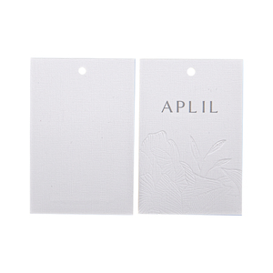 定制标志环保压花吊牌包服装鞋带细绳-特种纸 - Product Image 6