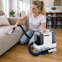 Nettoyeur Vapeur Électrique pour Tissus 120°C, Stérilisation à la Vapeur, Élimination des Acariens pour Canapé, Matelas, Tapis, Rideaux, Usage Domestique